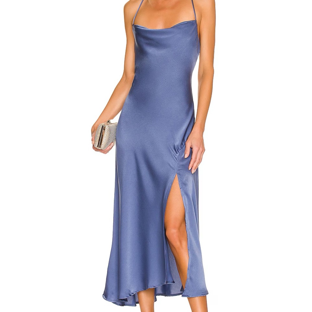Astr Blue Maxi Dress